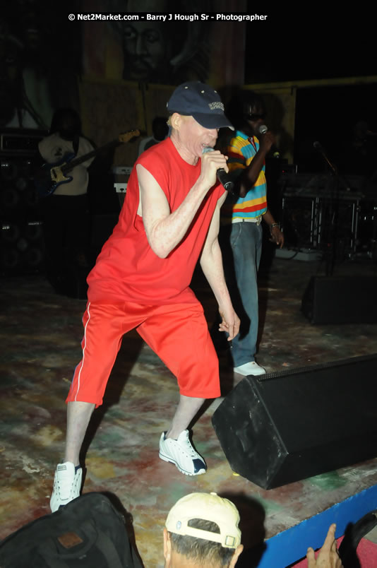 Bunny Wailer & King Yellowman at Bourbon Beach - Monday, February 25, 2008 - Bourbin Beach Restaurant, Bar, Oceanfront Accommodatioins, Live Reggae Music & Disco, Norman Manley Boulevard, Negril, Westmoreland, Jamaica W.I. - Photographs by Net2Market.com - Barry J. Hough Sr, Photographer - Negril Travel Guide, Negril Jamaica WI - http://www.negriltravelguide.com - info@negriltravelguide.com...!