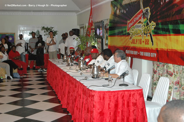 Press Conference Half Moon - Ignition - The Internation Fire Blazes - Friday, July 21, 2006 - Montego Bay, Jamaica - Negril Travel Guide, Negril Jamaica WI - http://www.negriltravelguide.com - info@negriltravelguide.com...!