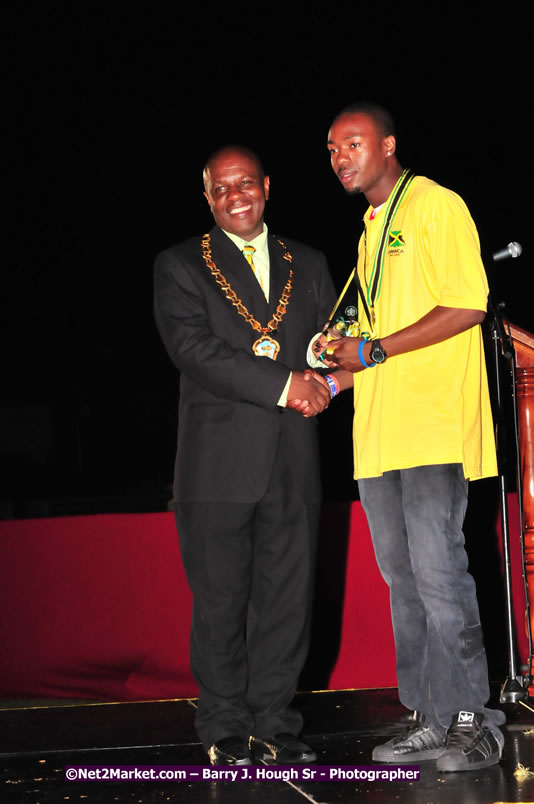 Jamaica's Athletes Celebration - Western Olympics Sports Gala & Trelawny Homecoming - Wednesday, October 8, 2008 - Photographs by Net2Market.com - Barry J. Hough Sr. Photojournalist/Photograper - Photographs taken with a Nikon D300 - Negril Travel Guide, Negril Jamaica WI - http://www.negriltravelguide.com - info@negriltravelguide.com...!